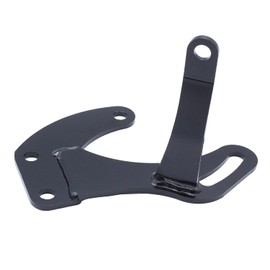 YUCHENSHLP SWP Power Steering Pump Bracket Black Fits for SBC Small Block Chevy 283 305 327 350 383 400 With Short Water Pump
