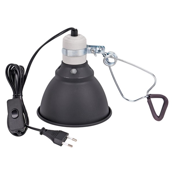 MOGOULUA Reptile Heat Lamp Holder with Clip 5.5 Inch Reptile