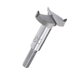 TOP-VIGOR 38mm Forstner Drill Bit, Tungsten Carbide Wood Auger Drill Bit Hole Saw Opener for Woodworking Hinge Hole Drilling Boring Bit Cutter Grey