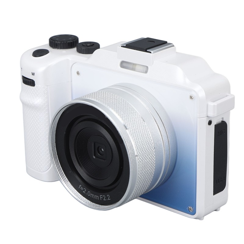4K Digital Camera Front Rear Dual Lens 48 Megapixels 18X