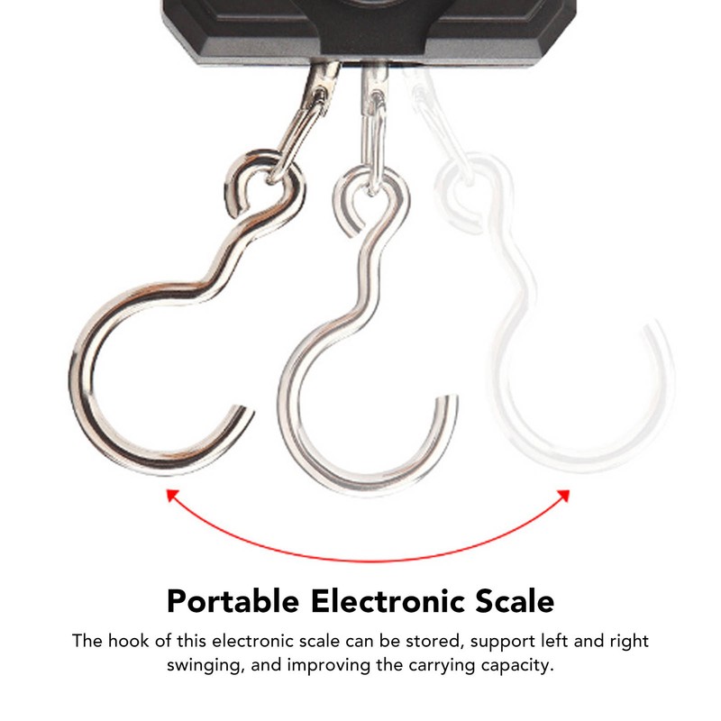Electronic Hook Scale Portable Digital Weight Scale 50kg Hanging Luggage