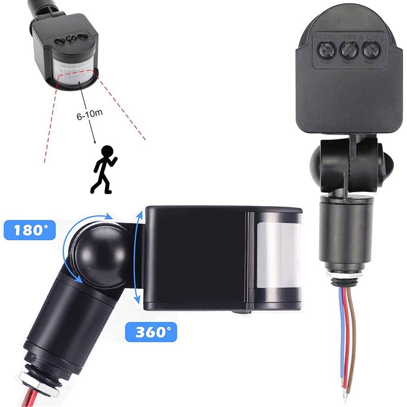 DKARDU DC 12V PIR Motion Sensor Automatic Infrared Motion Sensor