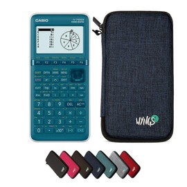 Casio fx-7400GIII with protective bag from Wyngs in blue - basic set