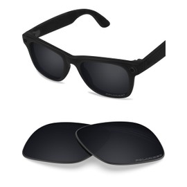 BLAZERBUCK Anti-salt Polarized Replacement Lenses for RayBan Meta Wayfarer RW4006 50mm - Black