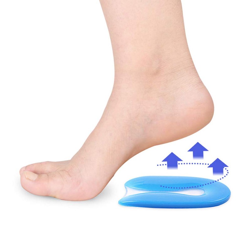 Silicone Gel Heel Cups for Plantar Fasciitis and Heel Pain