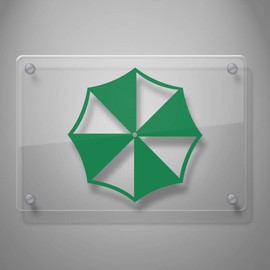 Yoonek Graphics Umbrella Corporation Vinyl Decal Sticker # 846 (10" x 10", Other)