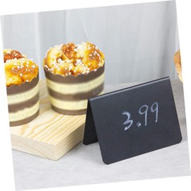 Operitacx Pcs PVC Erasable Mini Chalk Boards Tabletop Signs Small Blackboards for Restaurant Mall Event Display