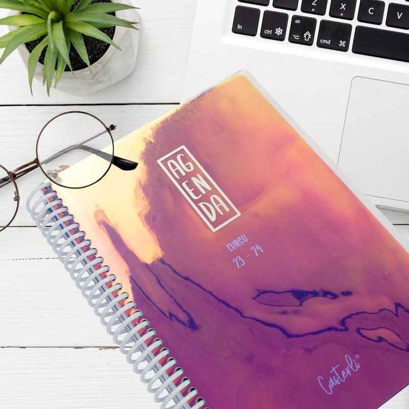 Casterli - 2023-24 School Planner BRILLI Collection Holographic Cover Day