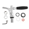 Grifo dispensador de cerveza de acero inoxidable cromado G5/8, grifo