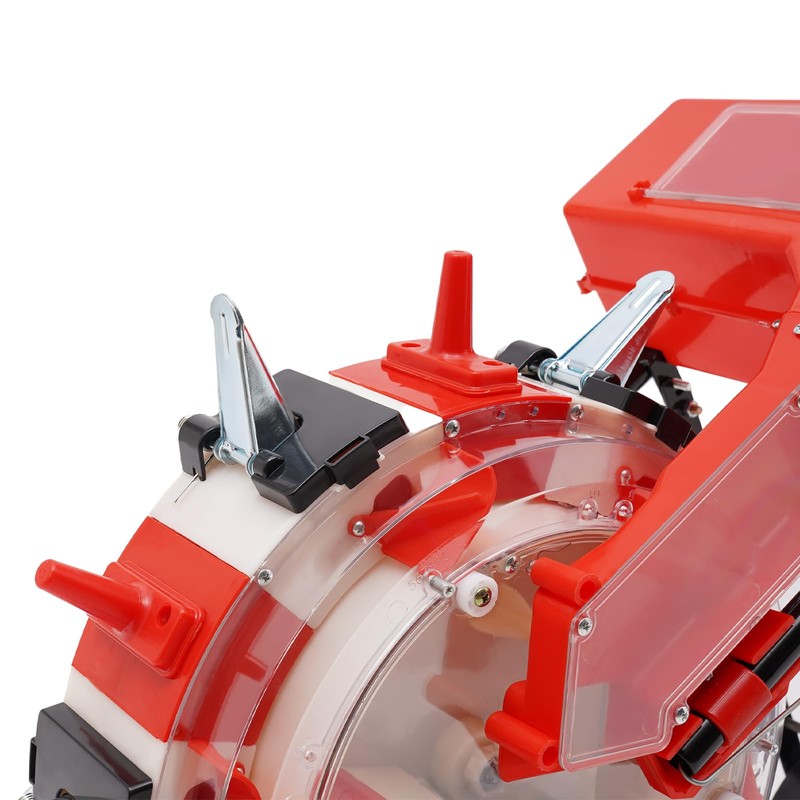 CRYBY Hand-Push Seeder, Walk-Behind Row Corn Planter Seeder Manual Roller