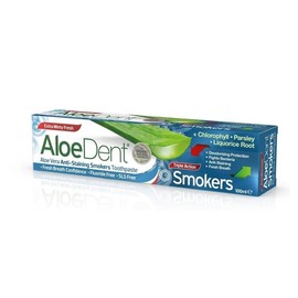 Dr. Organic ALOEDENT TRIPLE ACTION SMOKERS TOOTHPASTE 100ML