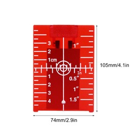 Laser Target, Laser Target Board, Laser Measurement Accessories, Magnetic Laser Target Board, for Alignment, Laser Levelling, Crosshair Laser, Rotation Laser, Laser Measurement, Pack of 2