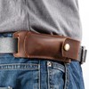 Leather Knife Sheath for Belt，Knife Holster，EDC Pocket Organizer Case Knife