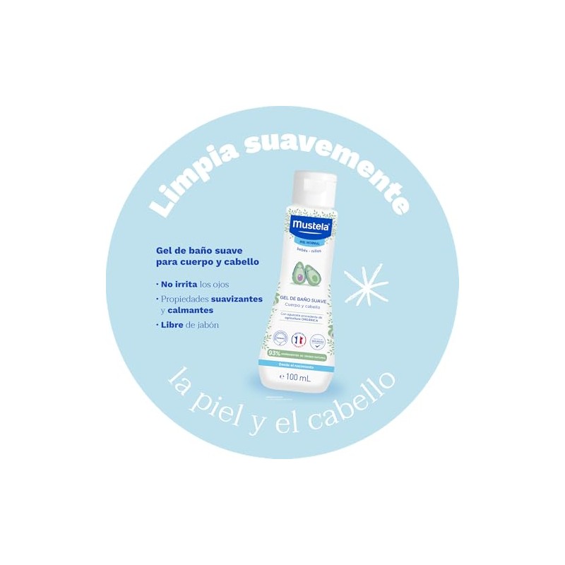 Mustela Pack Travel Size, 4 productos, Ideal para toda la