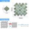 Arabesque Peel and Stick Backsplash for Kitchen, Thicker Design 3D