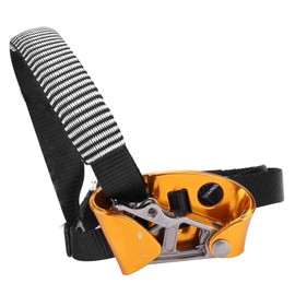 WOHPNLE Foot Ascender, Aluminium Magnesium Alloy Universal Rope Clamp Tool Tree Climbing Equipment Right Foot Coordinated Ascender System Ascenders for Vine Climbing Kit