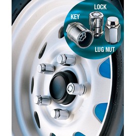 MCGARD 74041 - Juego de 4 candados para rueda de remolque (1/2 pulgadas - 20 tamaños de rosca)