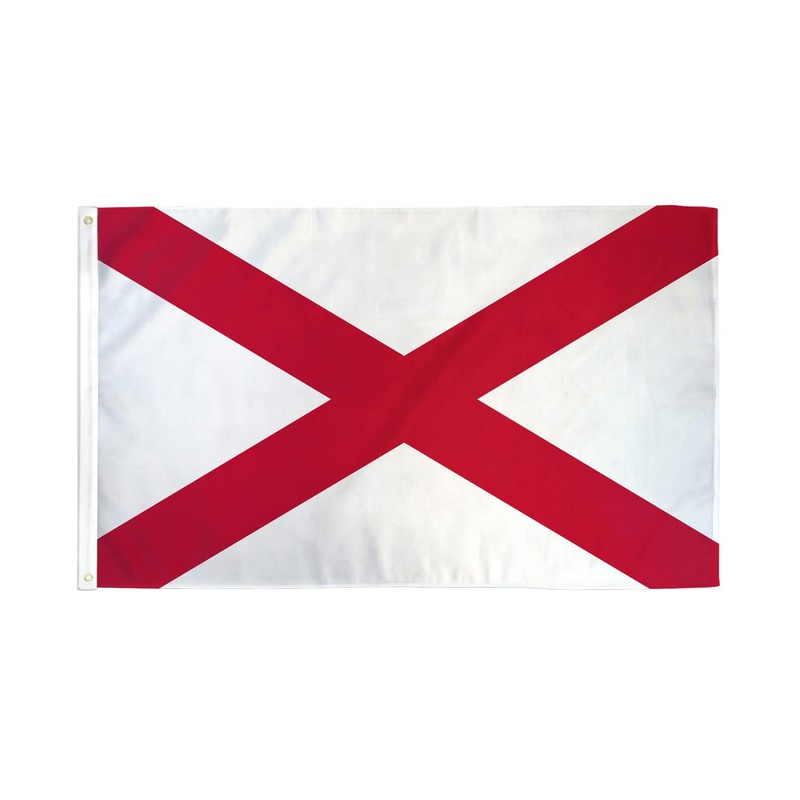 Alabama State Flag - 3x5ft Premium Polyester Printed Flag