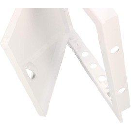 Kotarbau Inspection Door, All Sizes, Plastic ABS Inspection Door, White Maintenance Flap, Snap Closure, Removable Wall/Ceiling/ Floor, Robust Opening, Universal, white