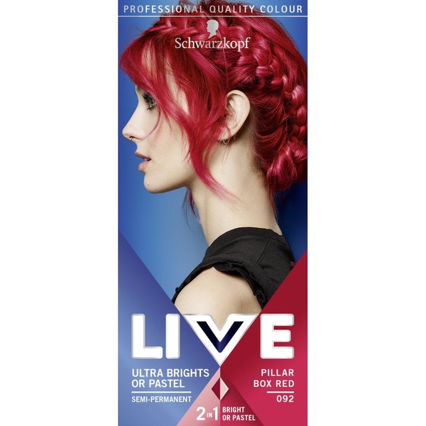 Live Ultra Brights Or Pastel Pillar Box Red 92