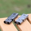 RUNGEASINI 2 Pc Emergency Whistles 150db Camping Super Loud Survival