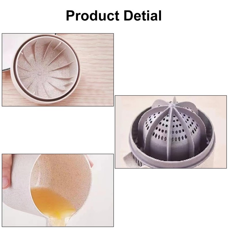 FUZVOL Lemon Squeezer,Portable Orange Juicer Lime Juicer with Two Ways