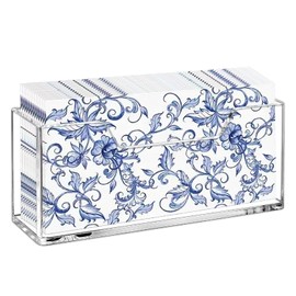 Acrylic Napkin Holder, Rectangular Guest Towel Holder Tray for Bathroom With Splashproof Design, Vertical Guest Towel Tray for Bathroom, Kitchen, Restaurant, Cocktail, Ideal Home Decor