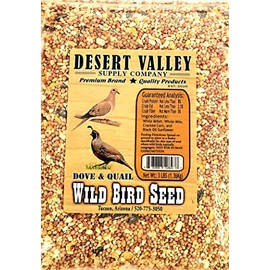 Desert Valley Dove and Quail Seed, All Natural Premium Wild Bird and Wildlife Food (3 Pounds)