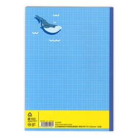 Apica SLS10MT Study Book, School Line, 0.2 inch (5 mm) Square, Mathematics, 1 Book