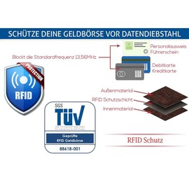 UMTI Leather Women's Purse 22 (71B) Purse, red, money belt