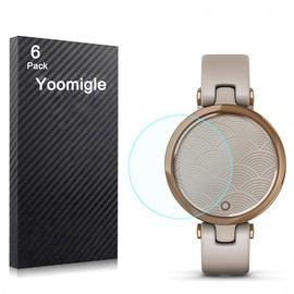 Yoomigle 6 Pack Compatible with Garmin Lily Screen Protector Film for Garmin Lily 2 Smart Watch Screen Protectors Foils Screen Cover Crystal Clear HD Anti-Scratch Anti-Fingerprint