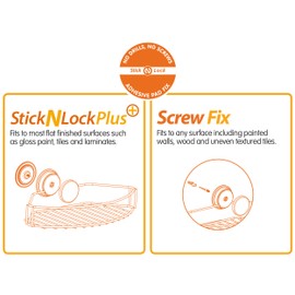 Croydex Stick-n-Lock Tumbler and Holder