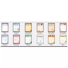 House of Doolittle 3395 July 2022 Academic Seasonal Wall Calendar, 12 x 16-1/2"