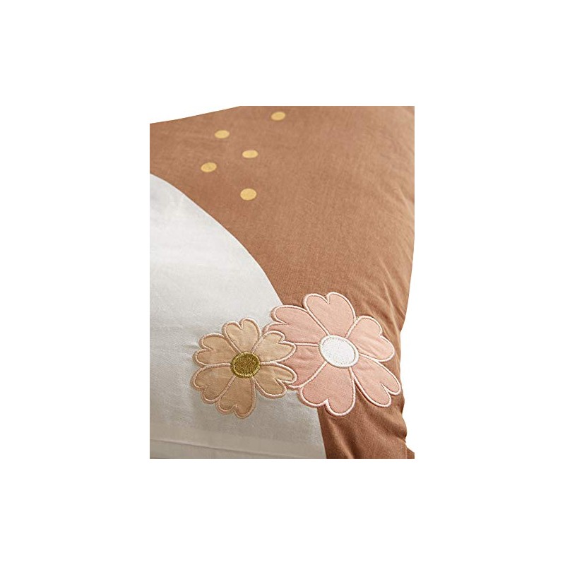 Vertbaudet Enchanted Forest Baby Cushion Cover Natural/Multi 40x60cm