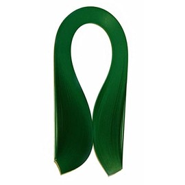 ODETOJOY Quilling Strips 3mm Paper Quilling Set 120pcs Paper Strip 54CM Solid Color Star Origami Paper DIY Hand Crafts Quilling Paper Strips 1/8inch (Forest Green)