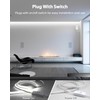 Samsion LED Strip Lights 100FT Plug in with Switch AC