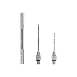XINGYUXUXIN Baiting Tool Kit Fishing Bait Drill & Needle Combo Set Stainless Steel Fish Drill Tackle for Baiting Needle Carp Fishing Equipment Tool