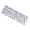 61 Keys Transparent Mechanical Keyboard Clear Keycap Wired Gaming Keyboard