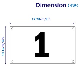 Azarxis Running Bib Competitor Numbers with Safety Pins, Tyvek Tearproof Waterproof 4" x 7" for Marathon Races Events (1-50)