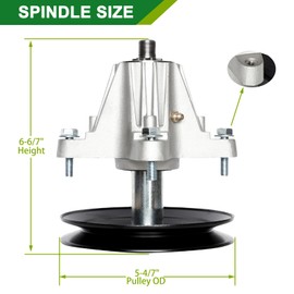 JSXDNWYJ Spindle Assembly for Cub Ca det M TD 918-06991 618-06991 Fit for Cub Ca det Craft sman Troy B ilt T1000 T1200 T1400 T1800 42" Mower Deck (2 Pack)