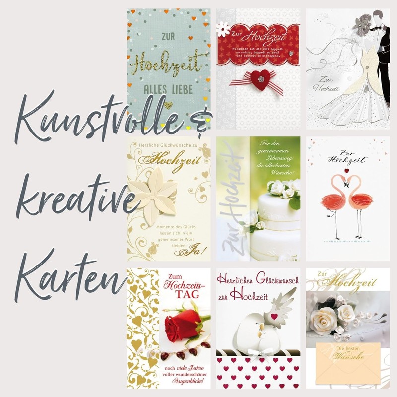 Perleberg - Unique wedding card with thumb prints, beautiful heart