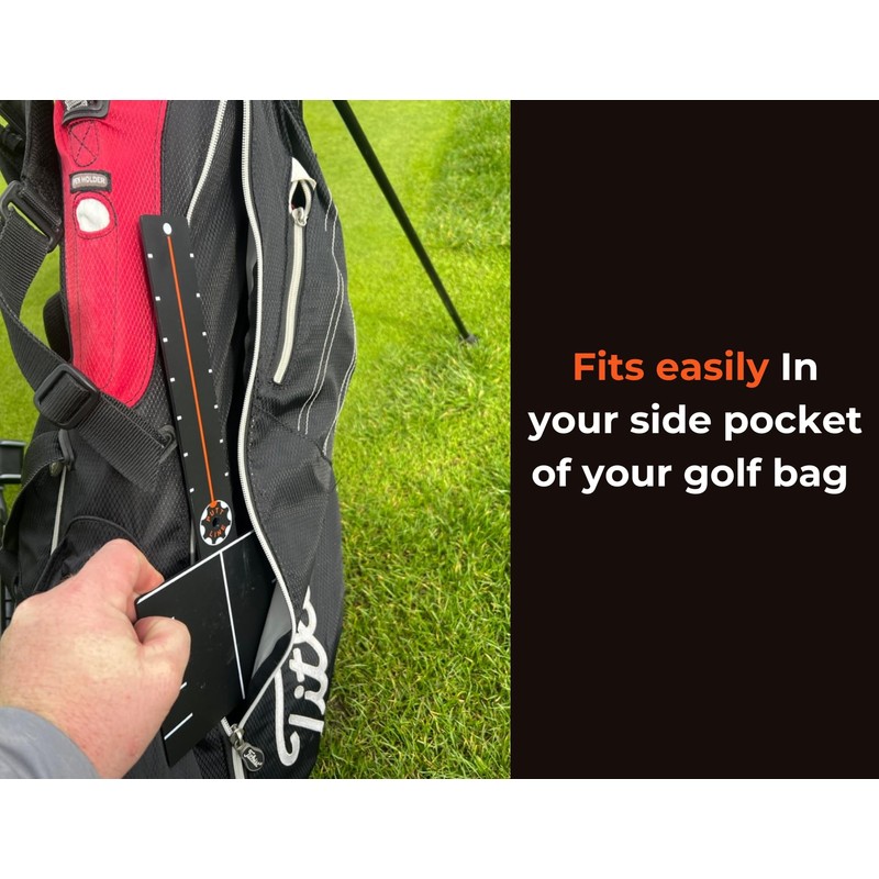 Putt Line One Putt Ruler - Golf Putting Alignment Training
