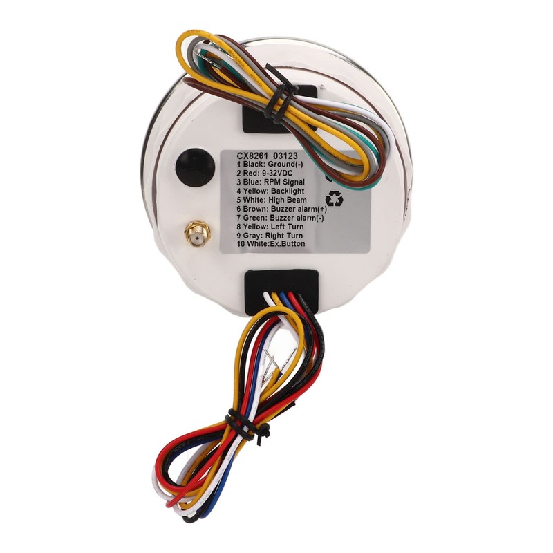 GPS Speedometer Odometer, Waterproof Short Start Time 8000 RPM 0-125