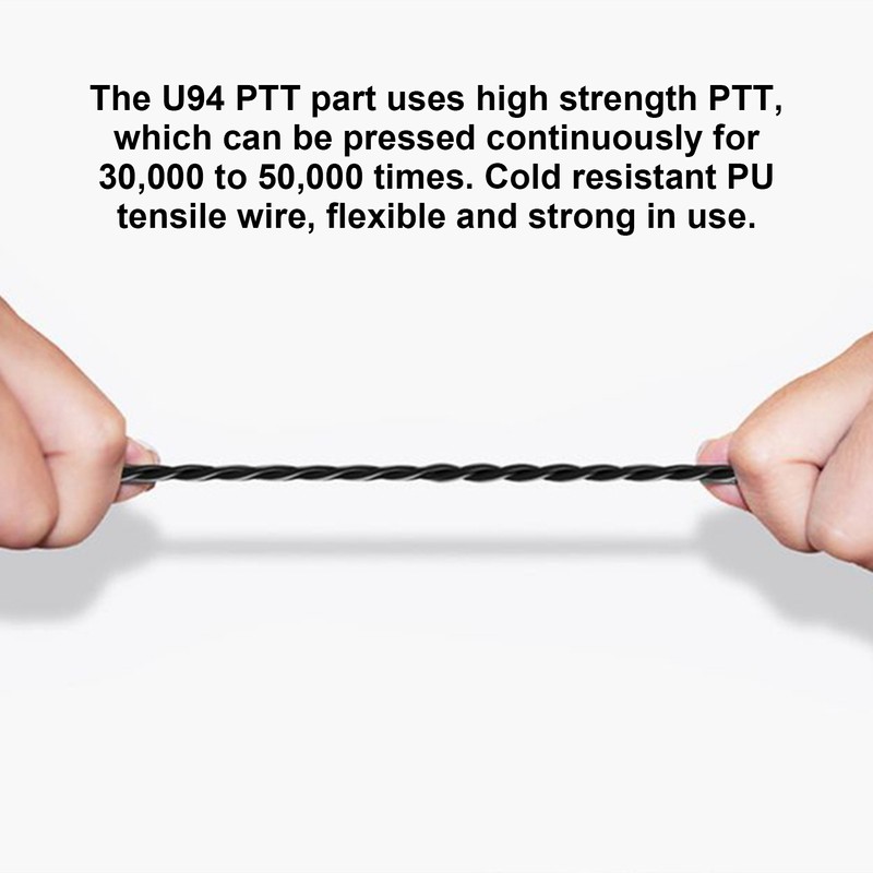 U94 PTT Headset System Adapter U94 PTT Throat Mic Headset