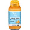 Organic TROPICAL GINGER SuperShot Drink, Aids in Collagen Production and Promotes Skin Elasticity, SuperFood by Sol-ti, Cold-Pressed Fruit Juice Blend, 12 Pack (2.1 Fl oz)