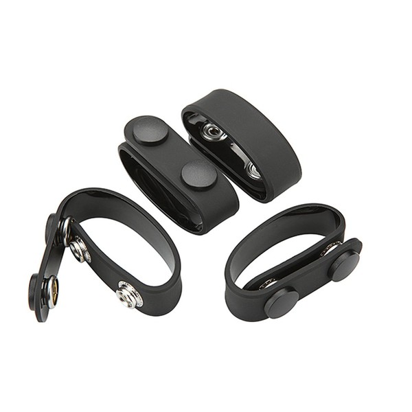 Double Snap Belt Keepers, Silicon Duty Keeper for 2¼" Belt Concealed Carry, 4-Pack