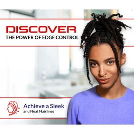 INNOVATION SMOKKIN Strong Hold Hair Gel, Edge Control, Braiding Gel, Locking & Twist Styling Wax, Versatile Styling Locking Gel Applicable To Diverse Hair Types. (Black 16.9 Fl oz)