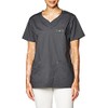WonderWink Women's Wonderflex Patience Scrub Top, Charcoal, X-Large