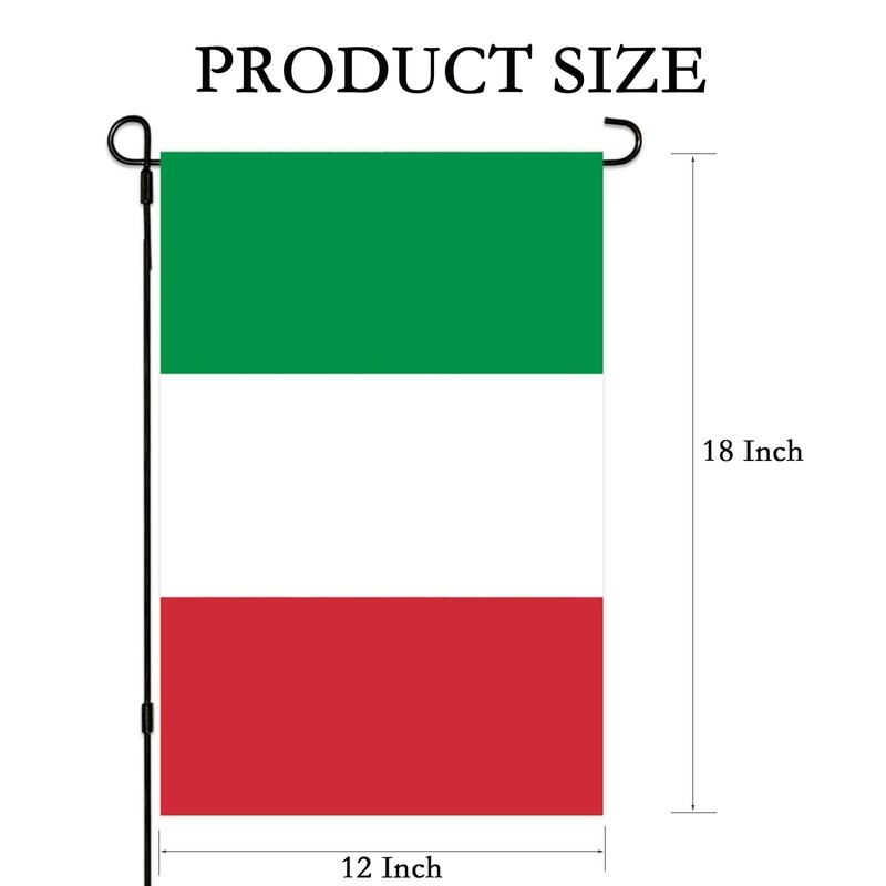 Italian Flag Small Mini Italy Garden Flags 12x18 Double Sided