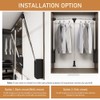 Pull Down Closet Rod, 60 lbs Load Capacity, Stainless Steel